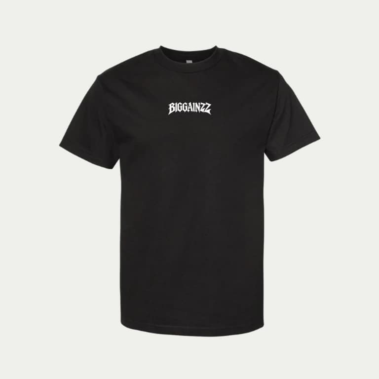 BIGGAINZZ No Dayz Off Tee (Black) — front