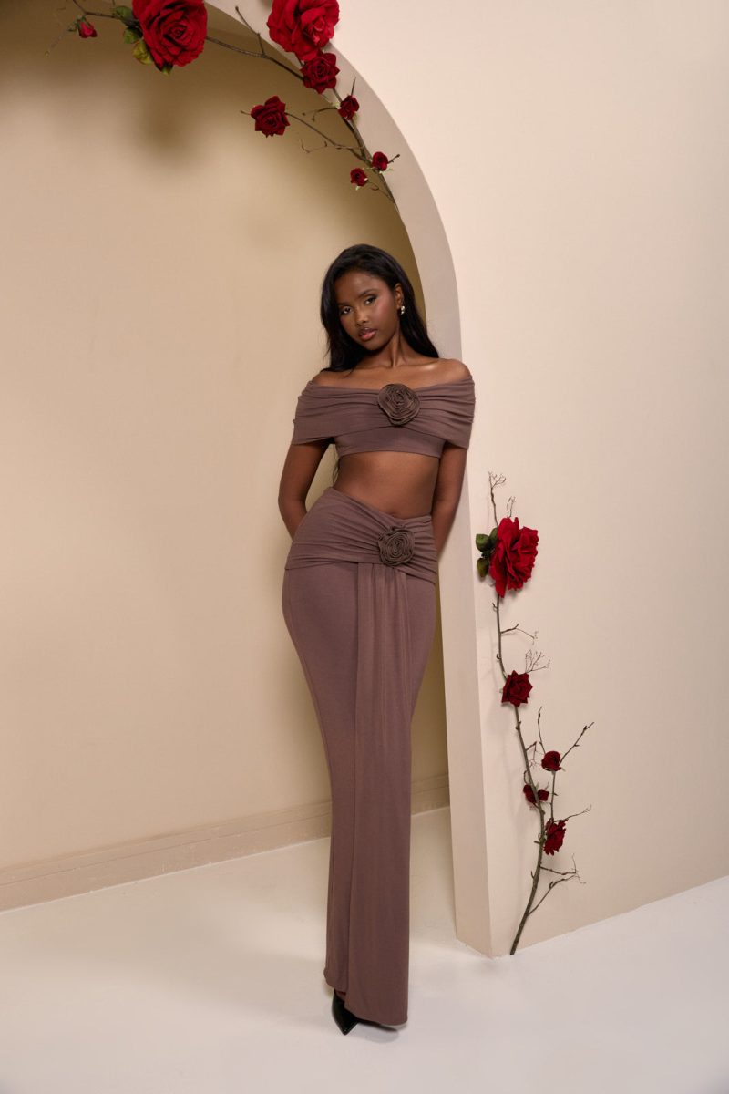 BELLE BARDOT CROP TOP | CHOC - Image 6