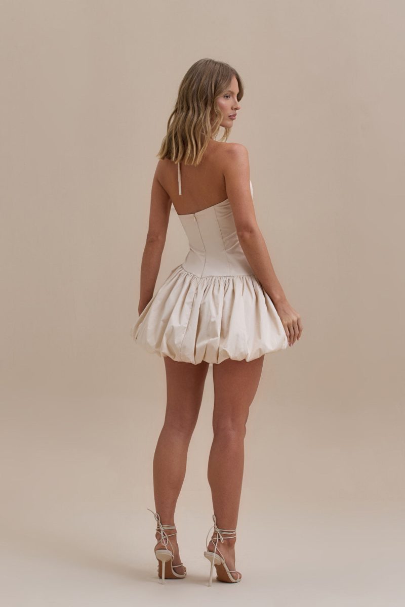 SUNDAY MINI DRESS | LIGHT BEIGE - Image 2